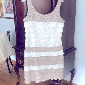 Fun beaded layered dress